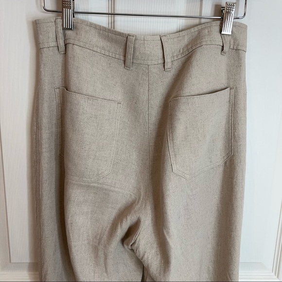 SOLD! ZARA Linen Blend Pants S - Picture 7 of 10